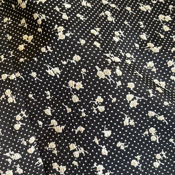 Vintage Ditzy floral printed cropped wide leg pants - Picture 13 of 13